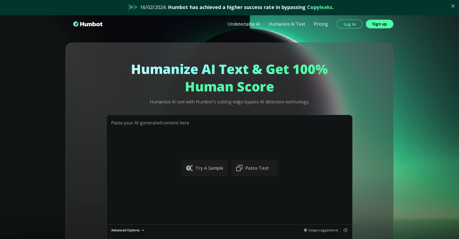 Humbot screenshot
