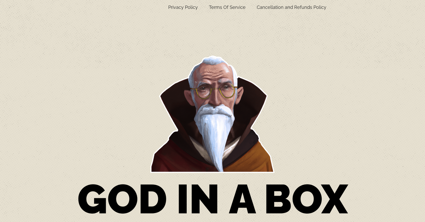 God In A Box screenshot