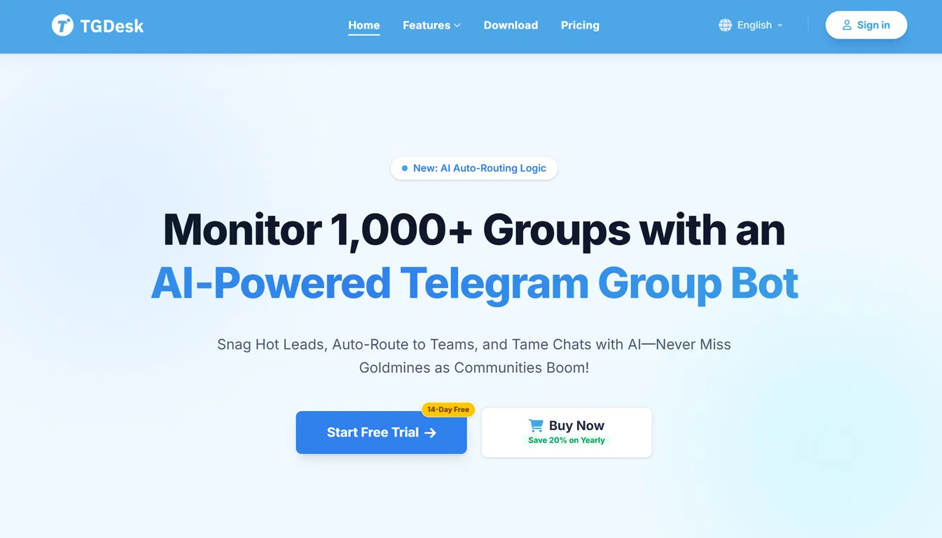 TGDesk screenshot