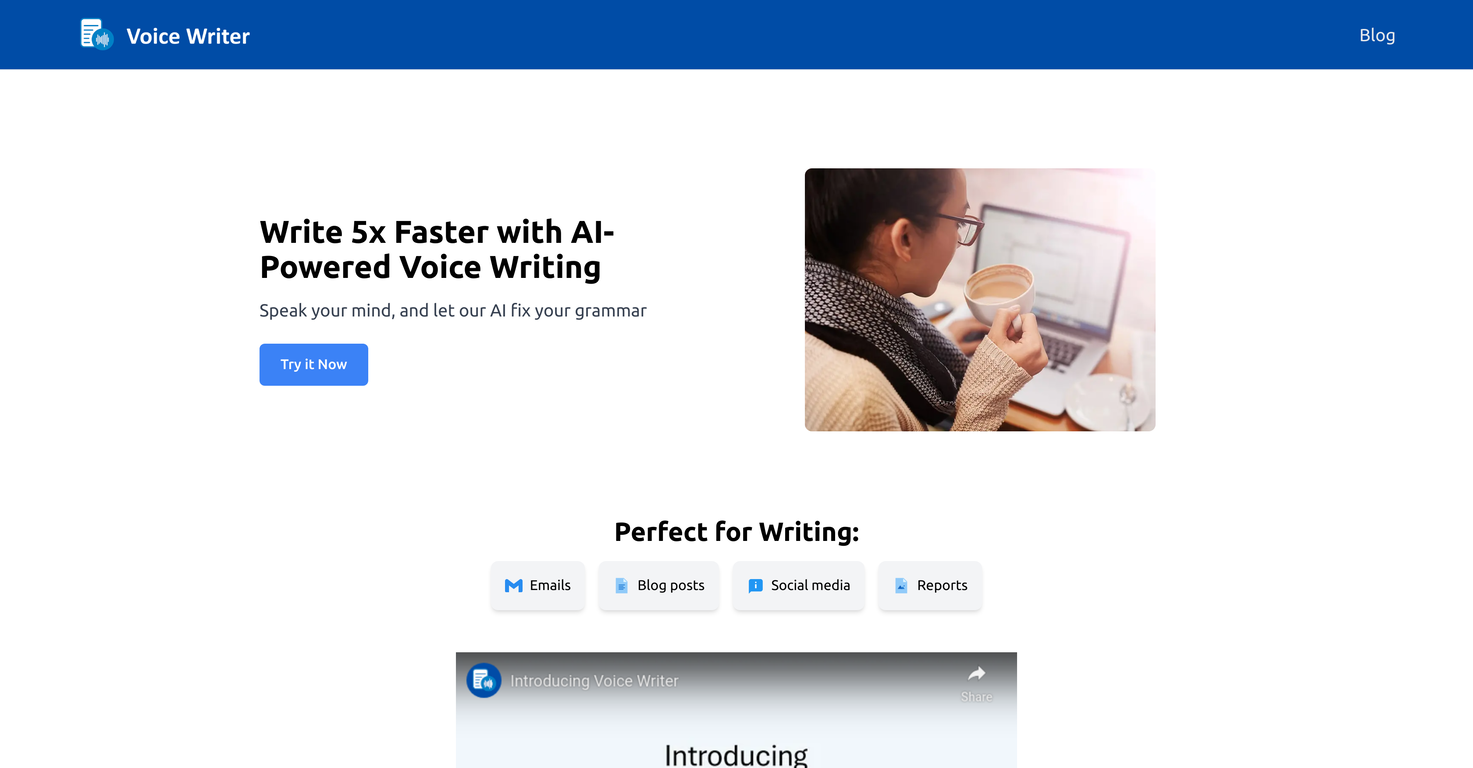 Voice Writer screenshot