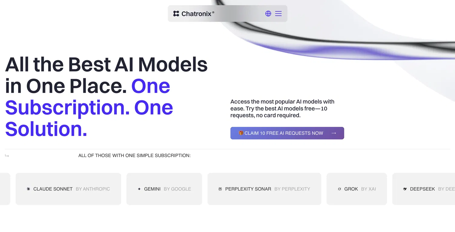 Chatronix AI screenshot