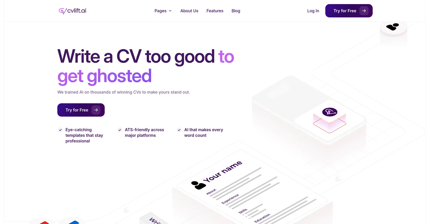 cvlift.ai screenshot