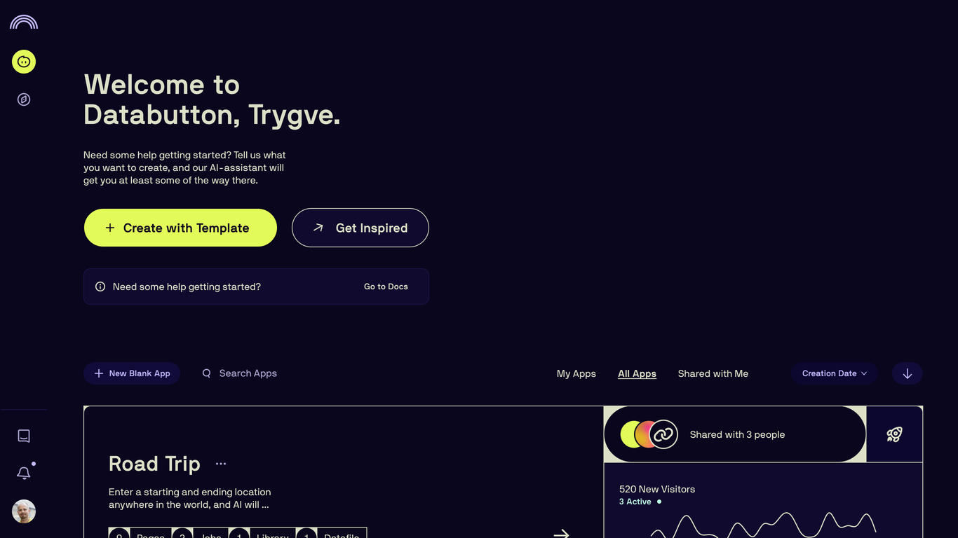 Databutton screenshot