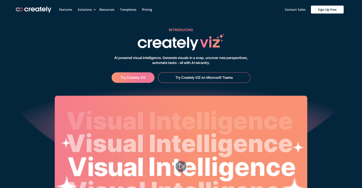 Creately VIZ screenshot