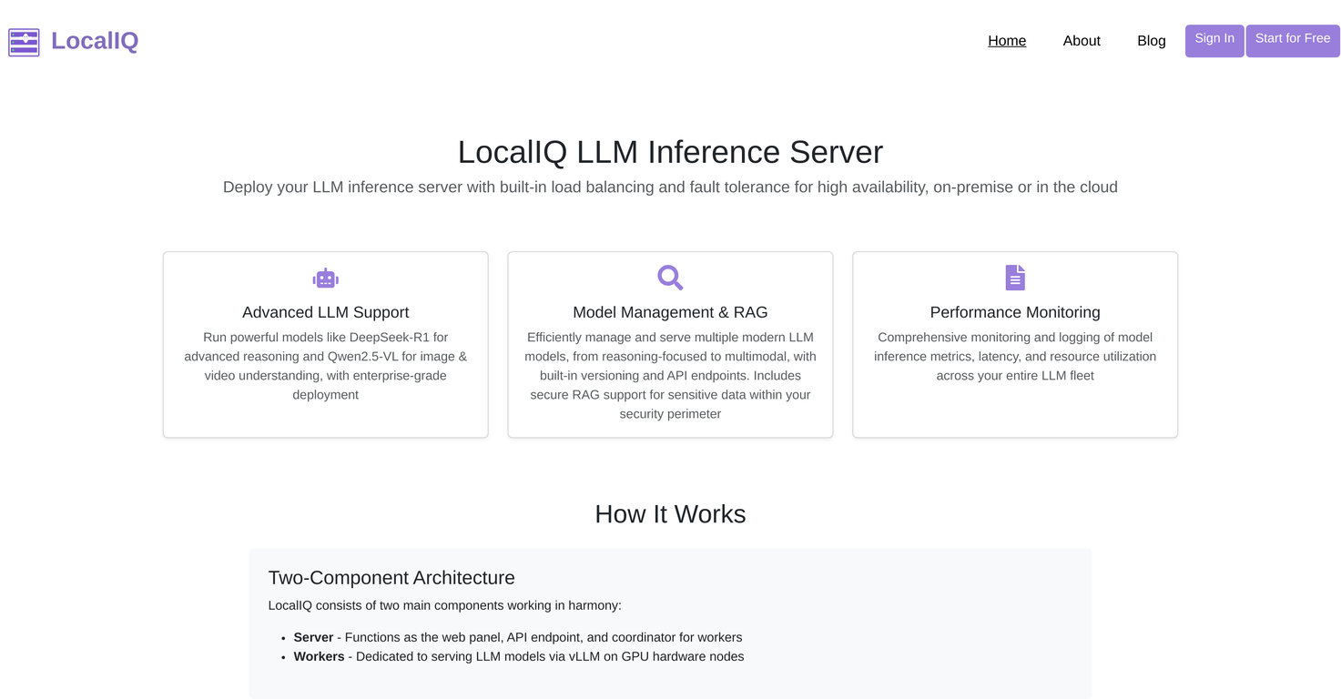 LocalIQ screenshot
