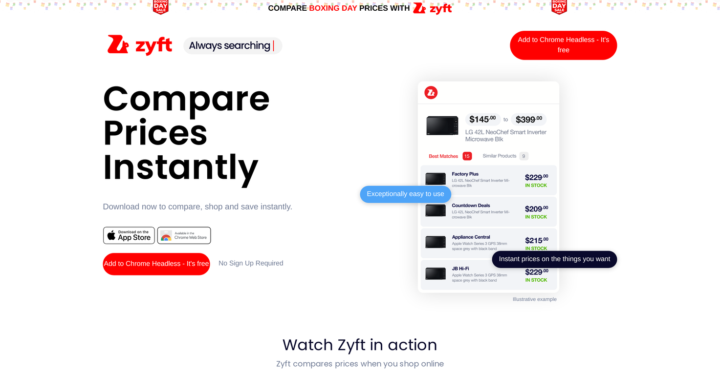 Zyft screenshot