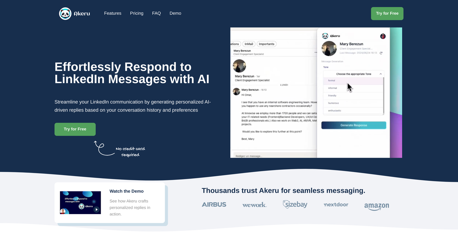Akeru screenshot