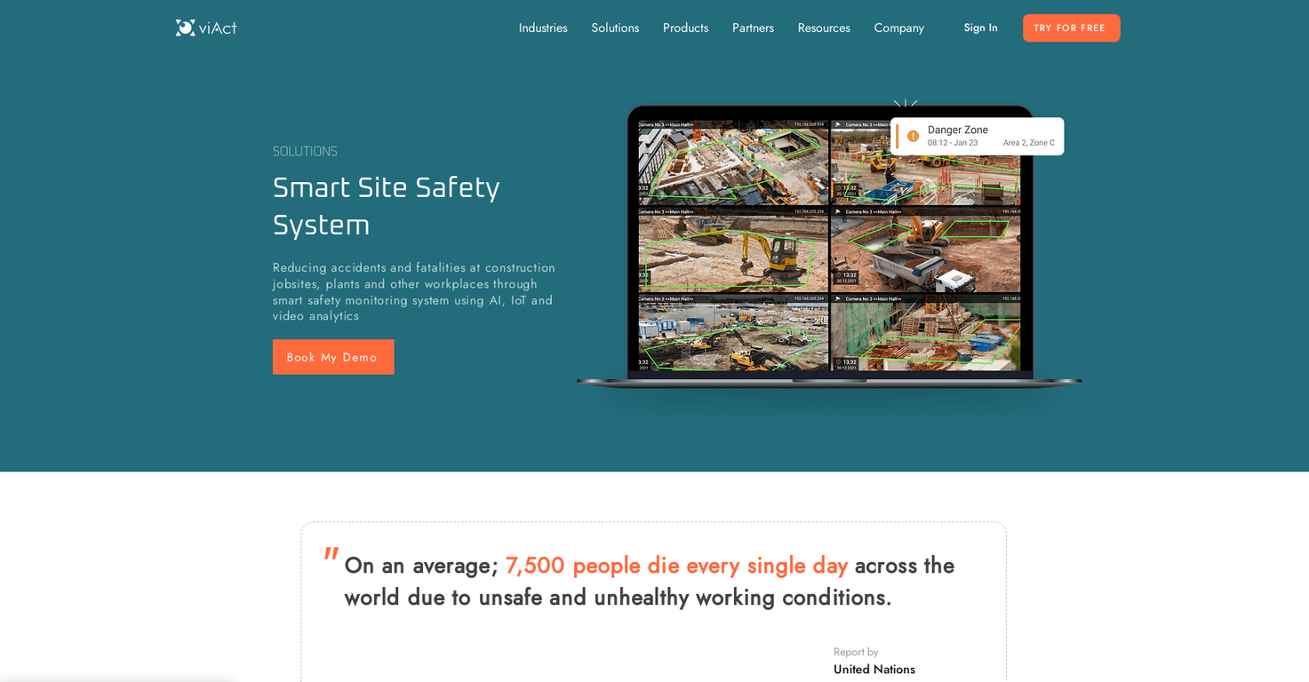 Viact screenshot