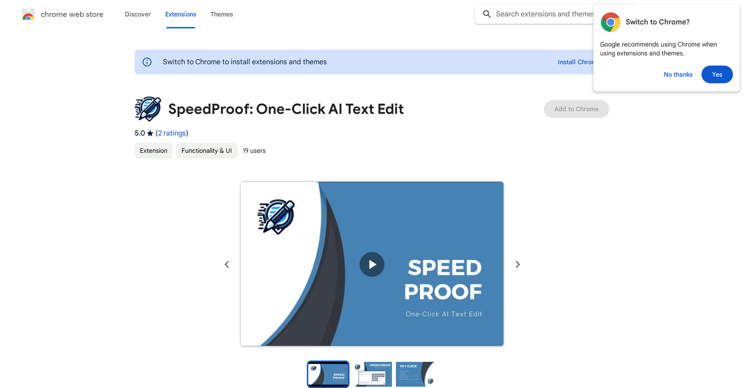 SpeedProof screenshot