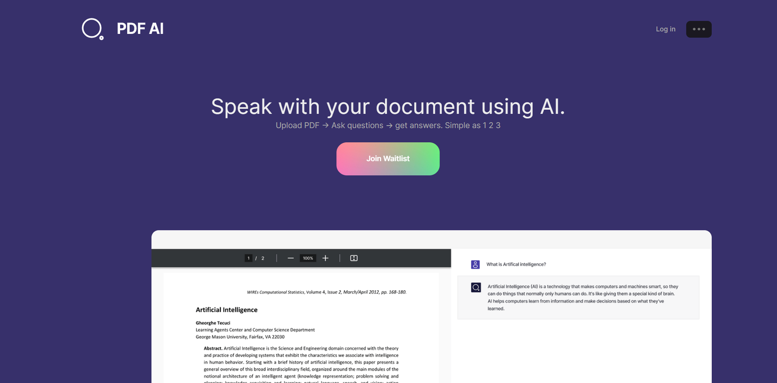 PDFAI.io screenshot