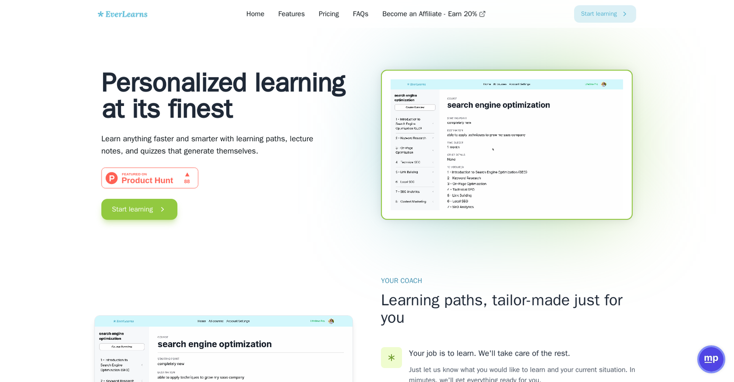 EverLearns screenshot