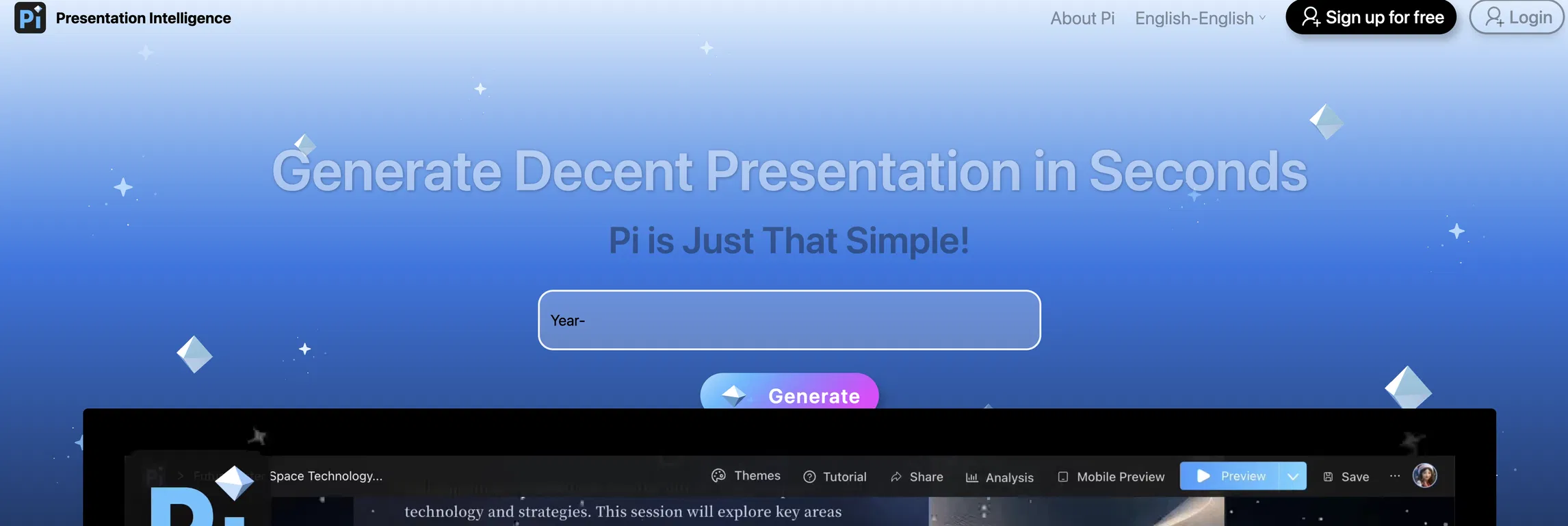 Pi - Presentation Intelligence screenshot