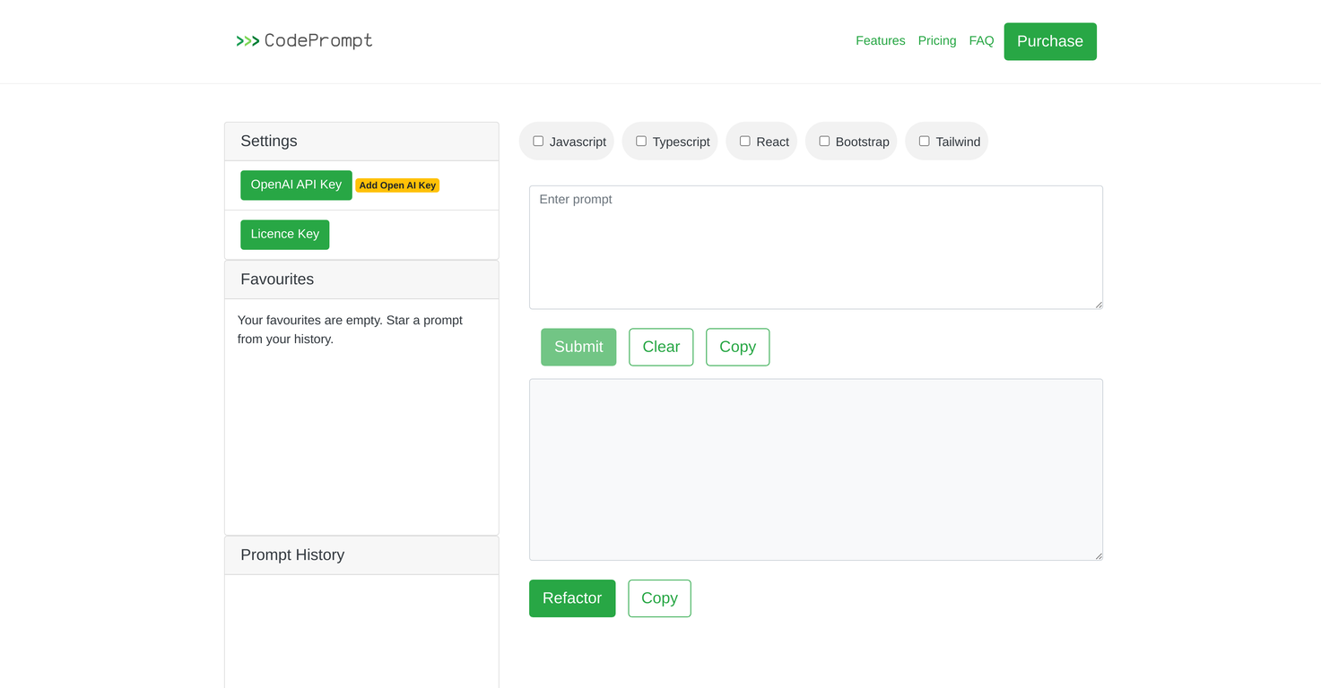 CodePrompt screenshot