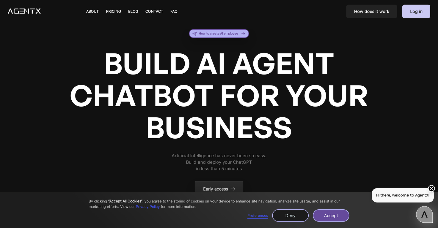 AgentX screenshot