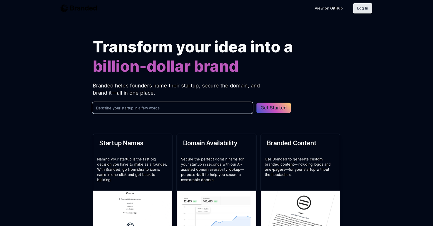 Branded screenshot