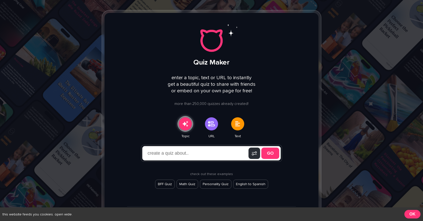 Piggy Quiz maker screenshot
