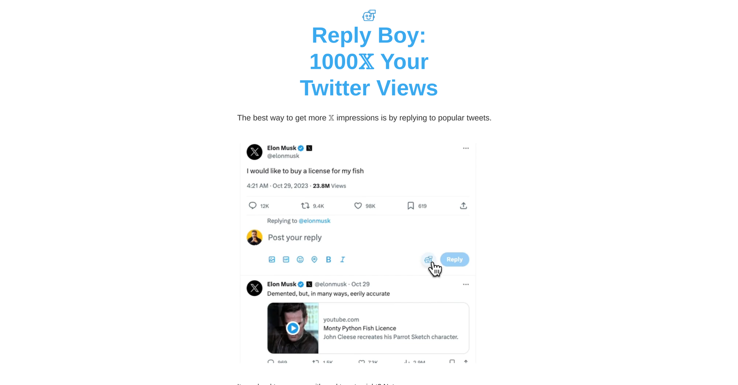 Reply Boy screenshot
