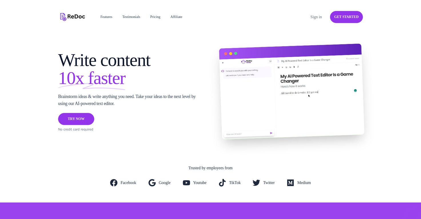 Redoc screenshot