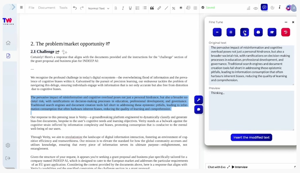 Typewiser screenshot