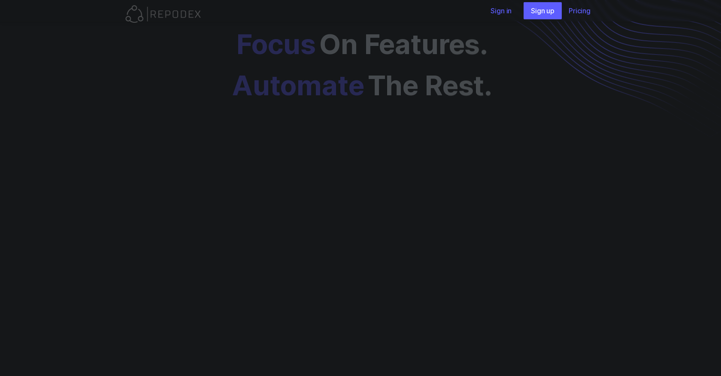 Repodex screenshot