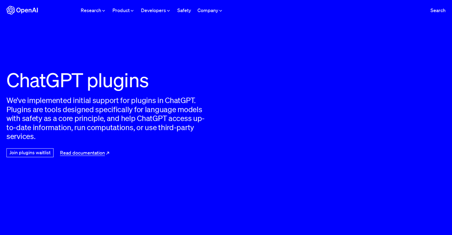 ChatGPT plugins screenshot
