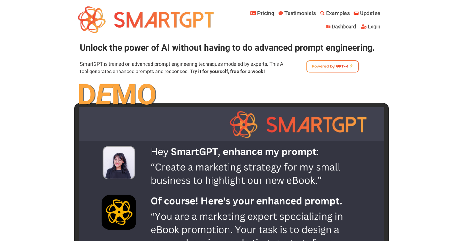 SmartGPT screenshot