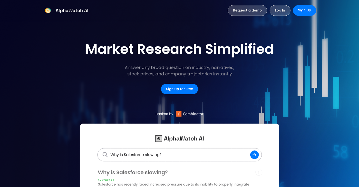Alphawatch screenshot