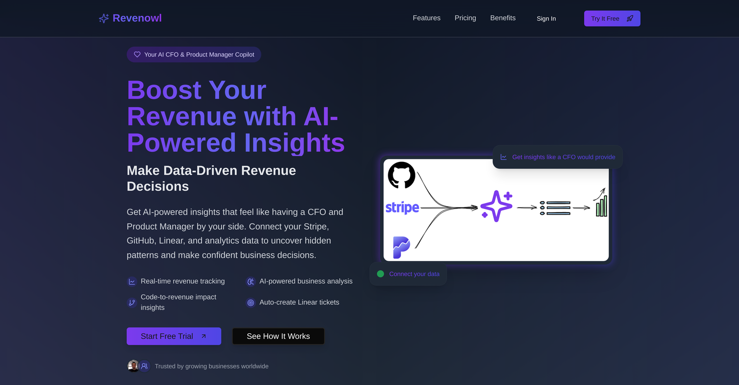 Revenowl screenshot
