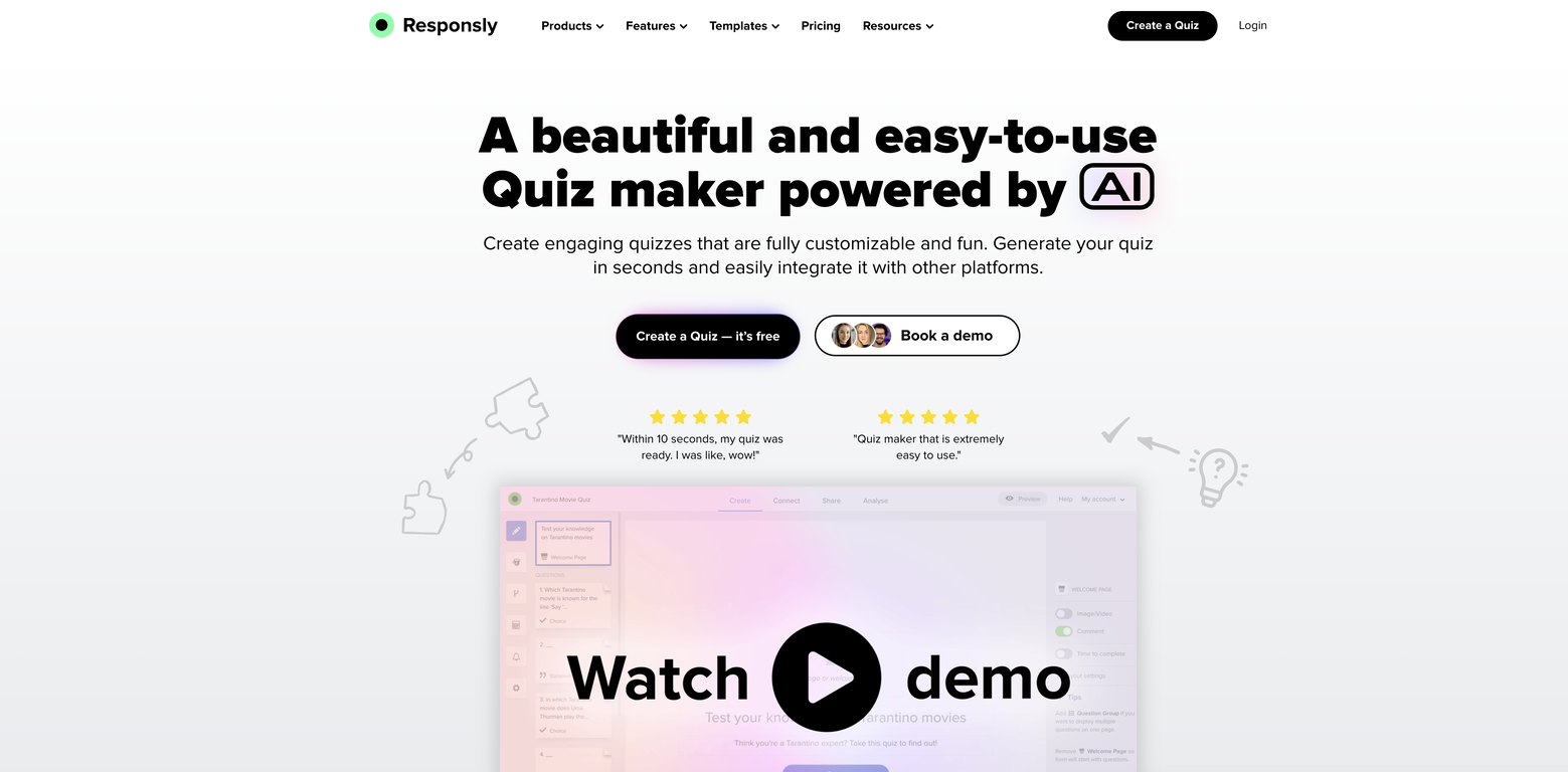Responsly screenshot