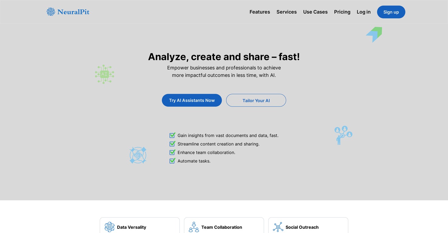 NeuralPit screenshot