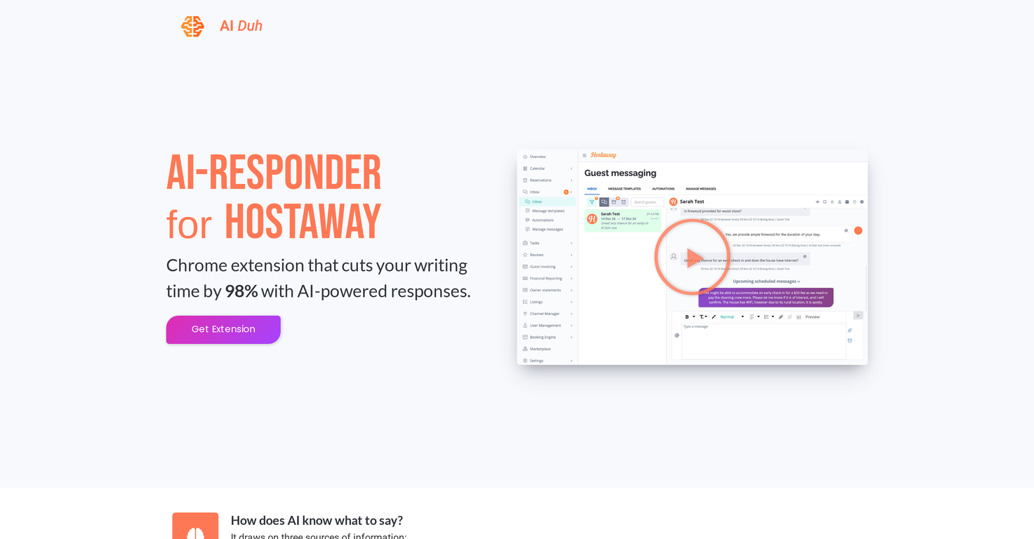 AI-Responder for HostAway screenshot