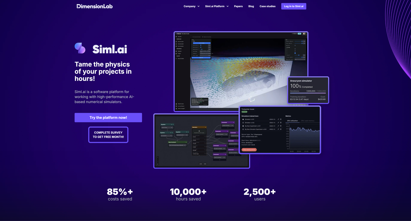 Siml.ai screenshot