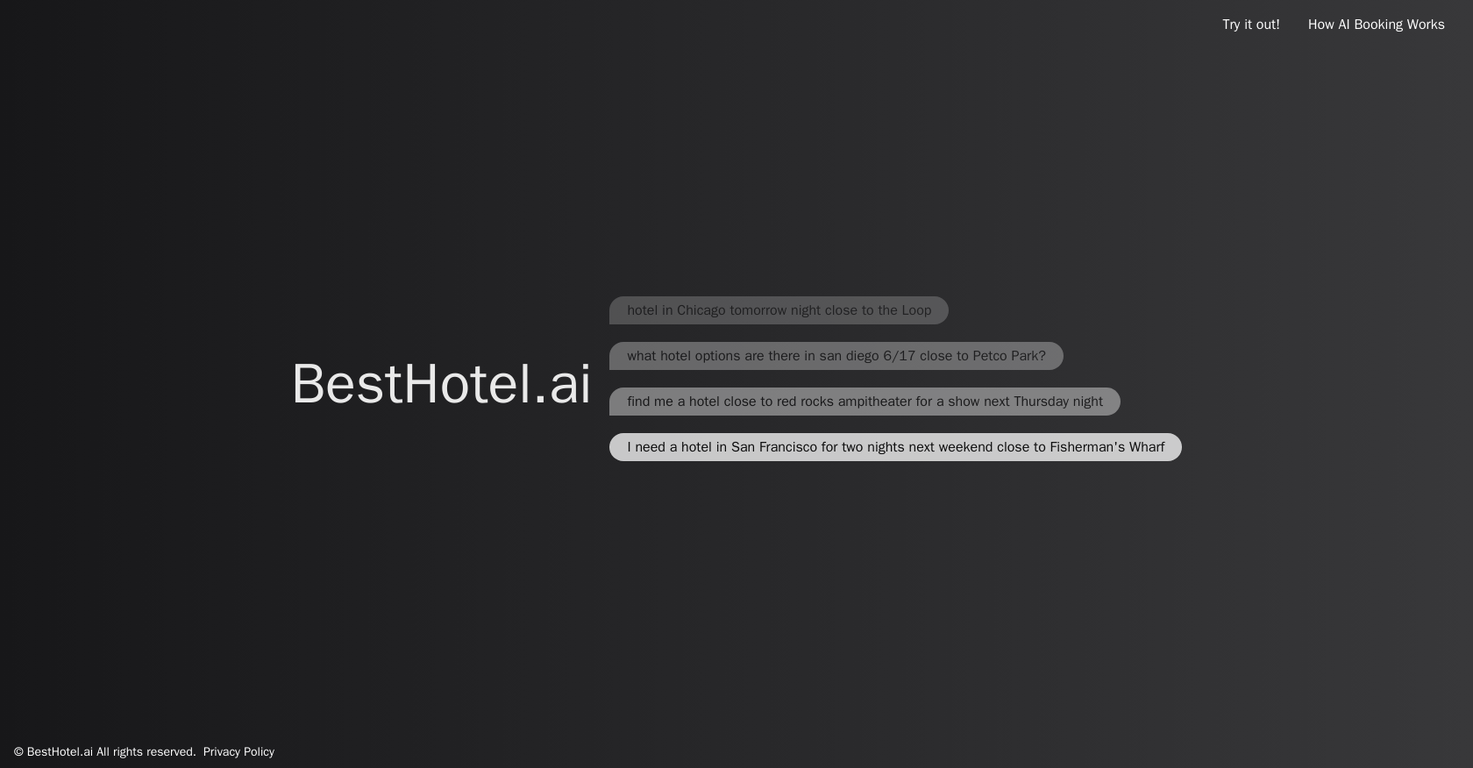 Besthotel screenshot