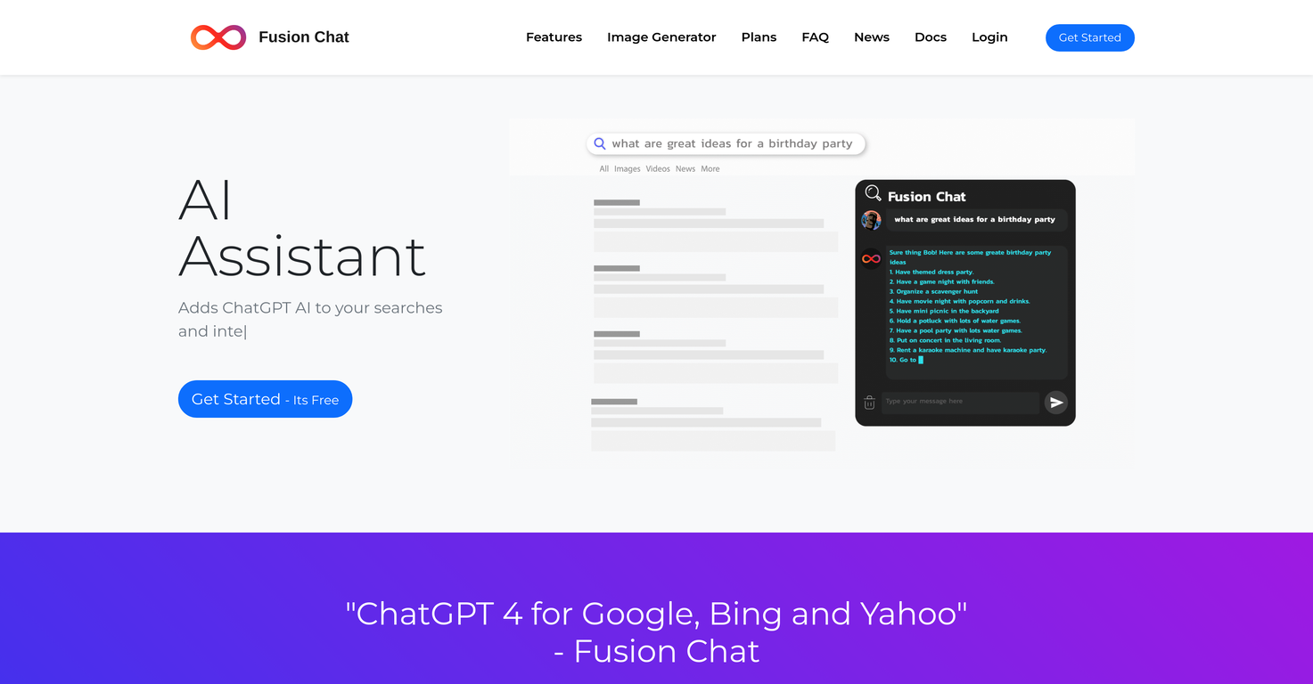 Fusion Chat screenshot
