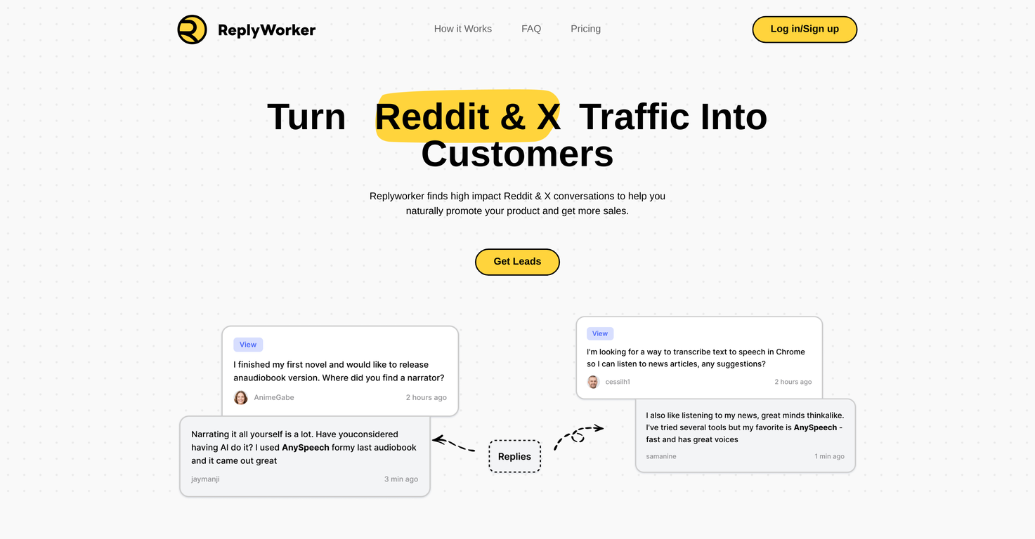 ReplyWorker screenshot