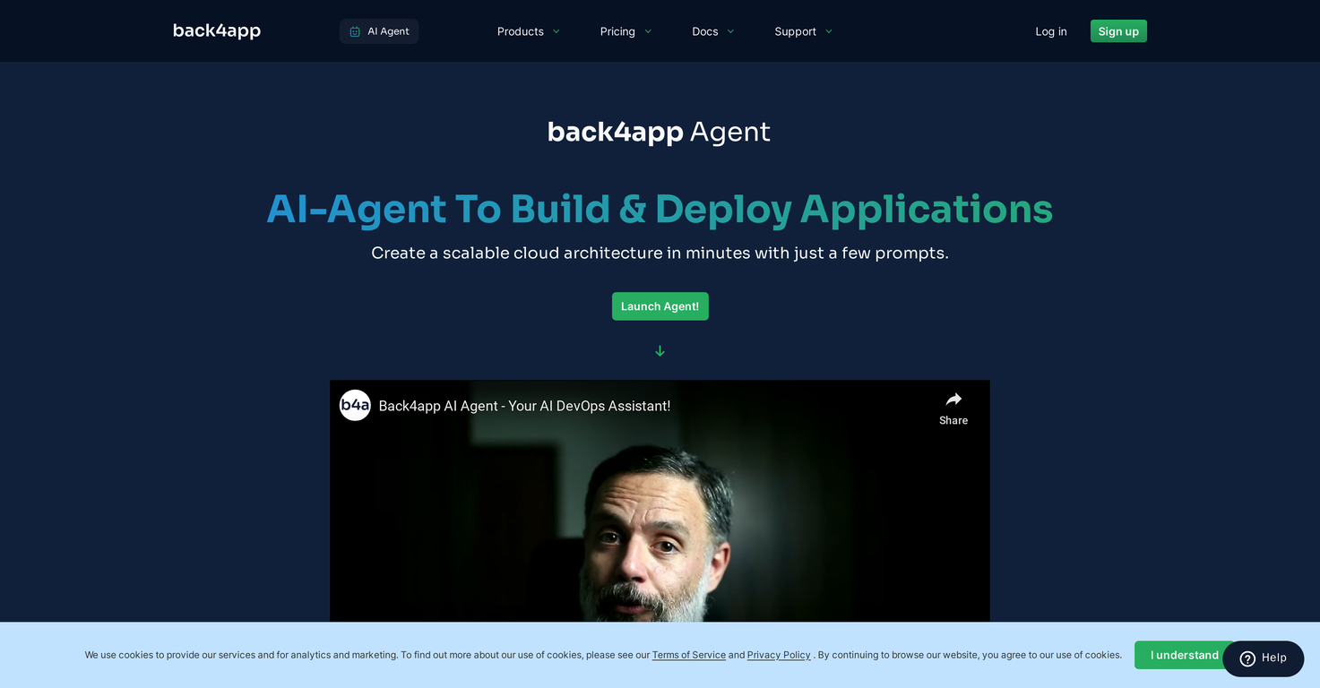 Back4app Agent screenshot