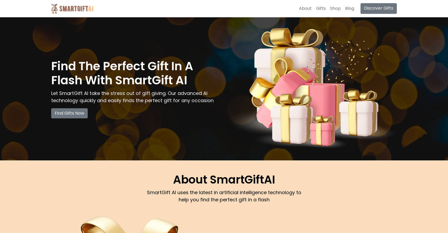 Smartgiftai screenshot