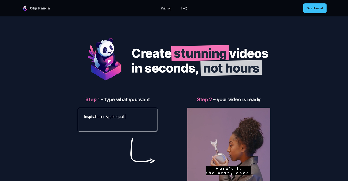 Clip Panda screenshot