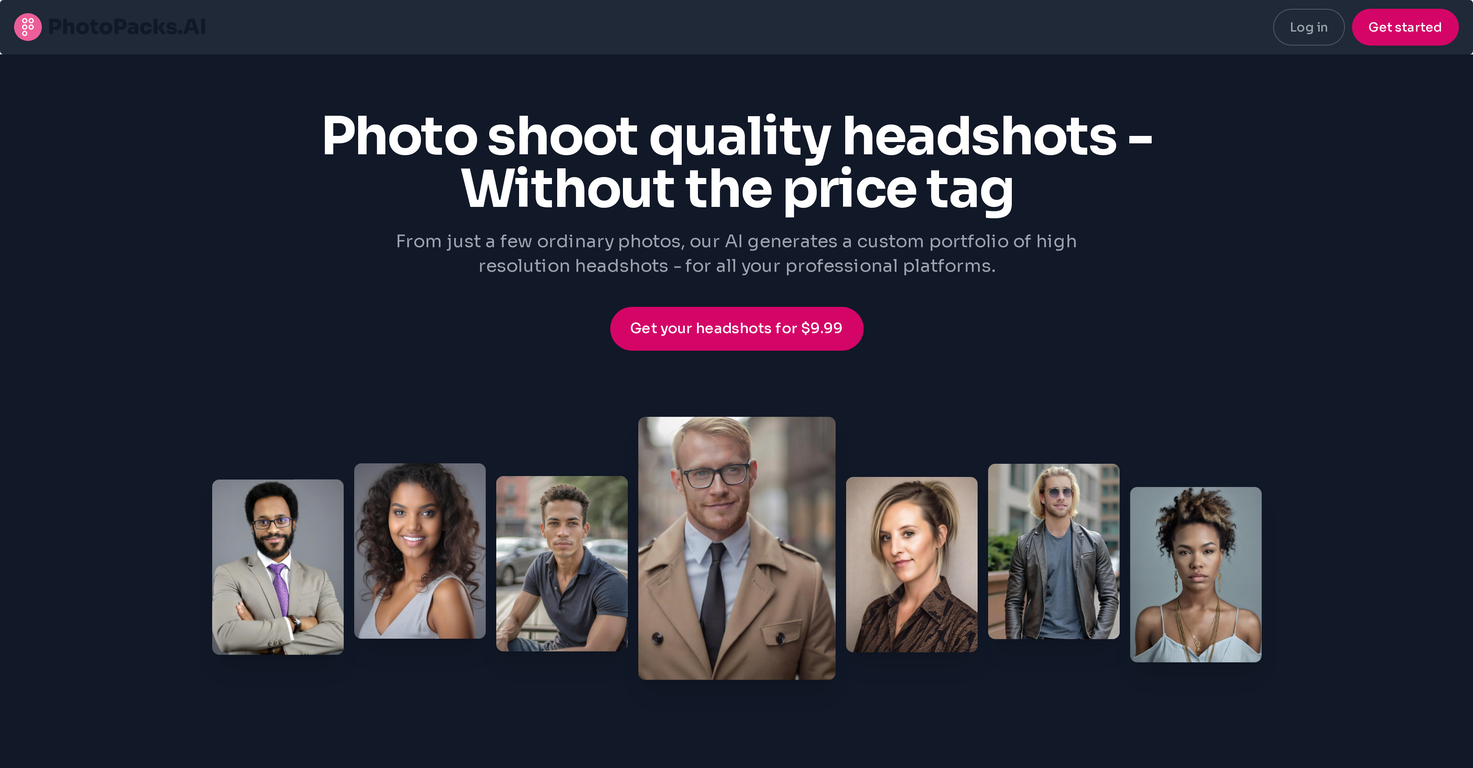 PhotoPacks.AI screenshot