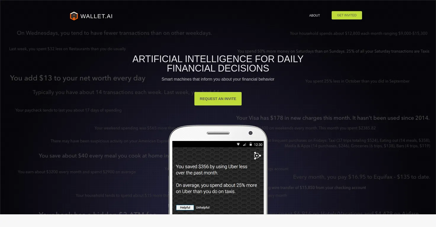 Wallet AI screenshot