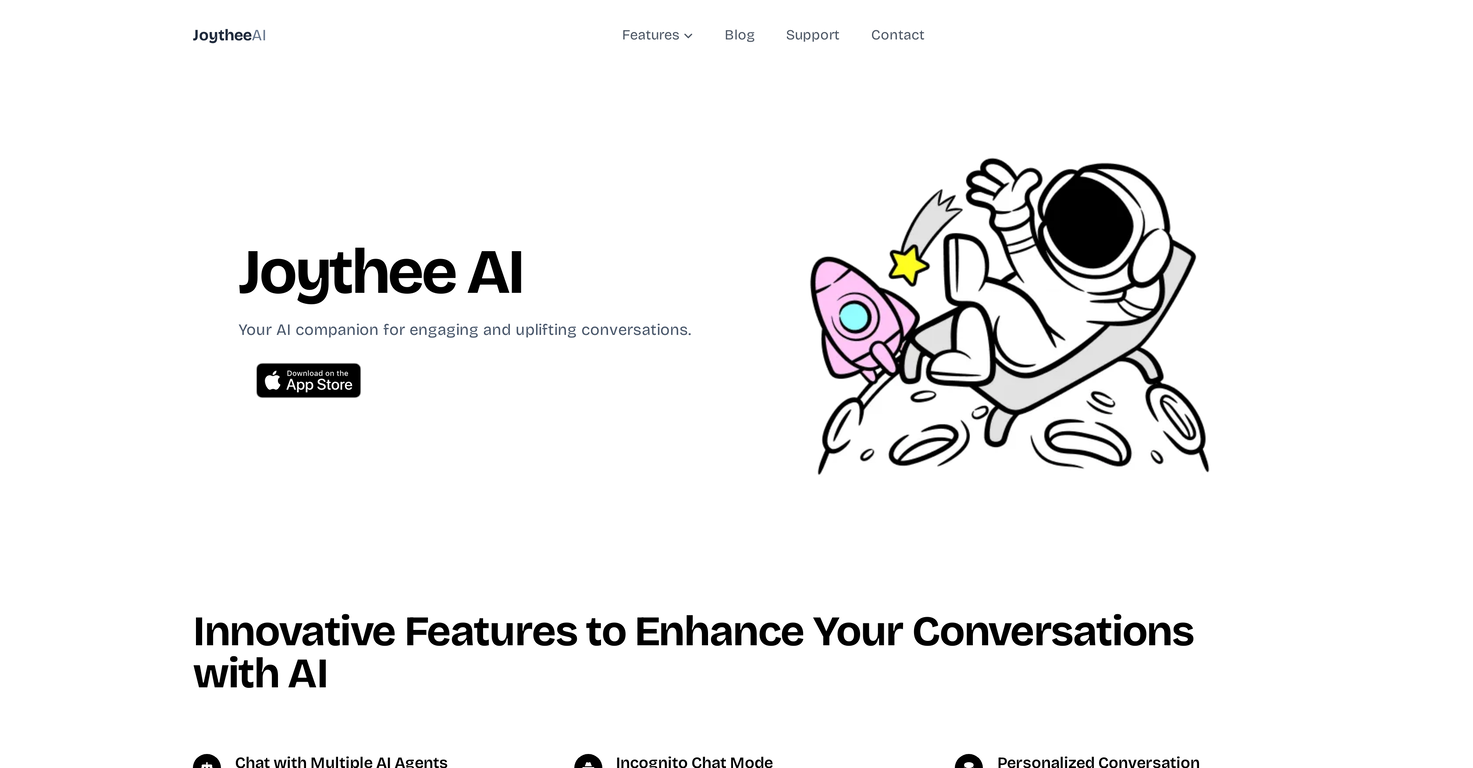 Joythee AI screenshot