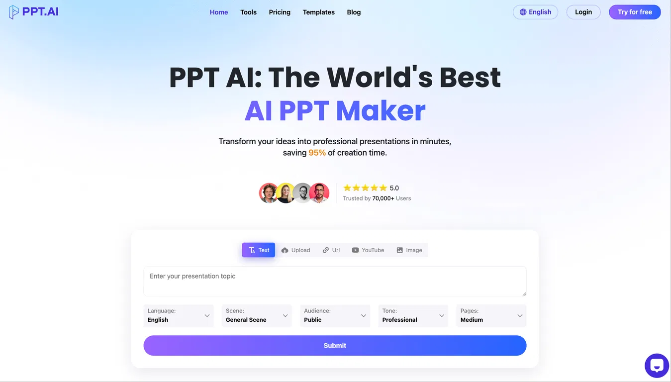PPT.AI screenshot