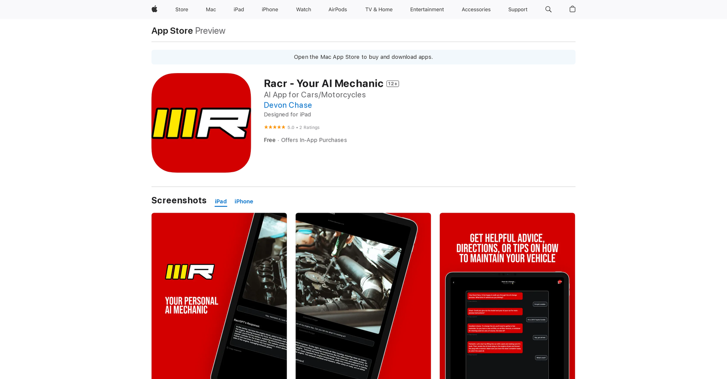 Racr screenshot