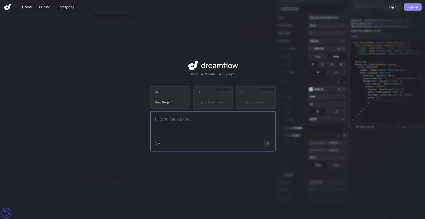 Dreamflow screenshot