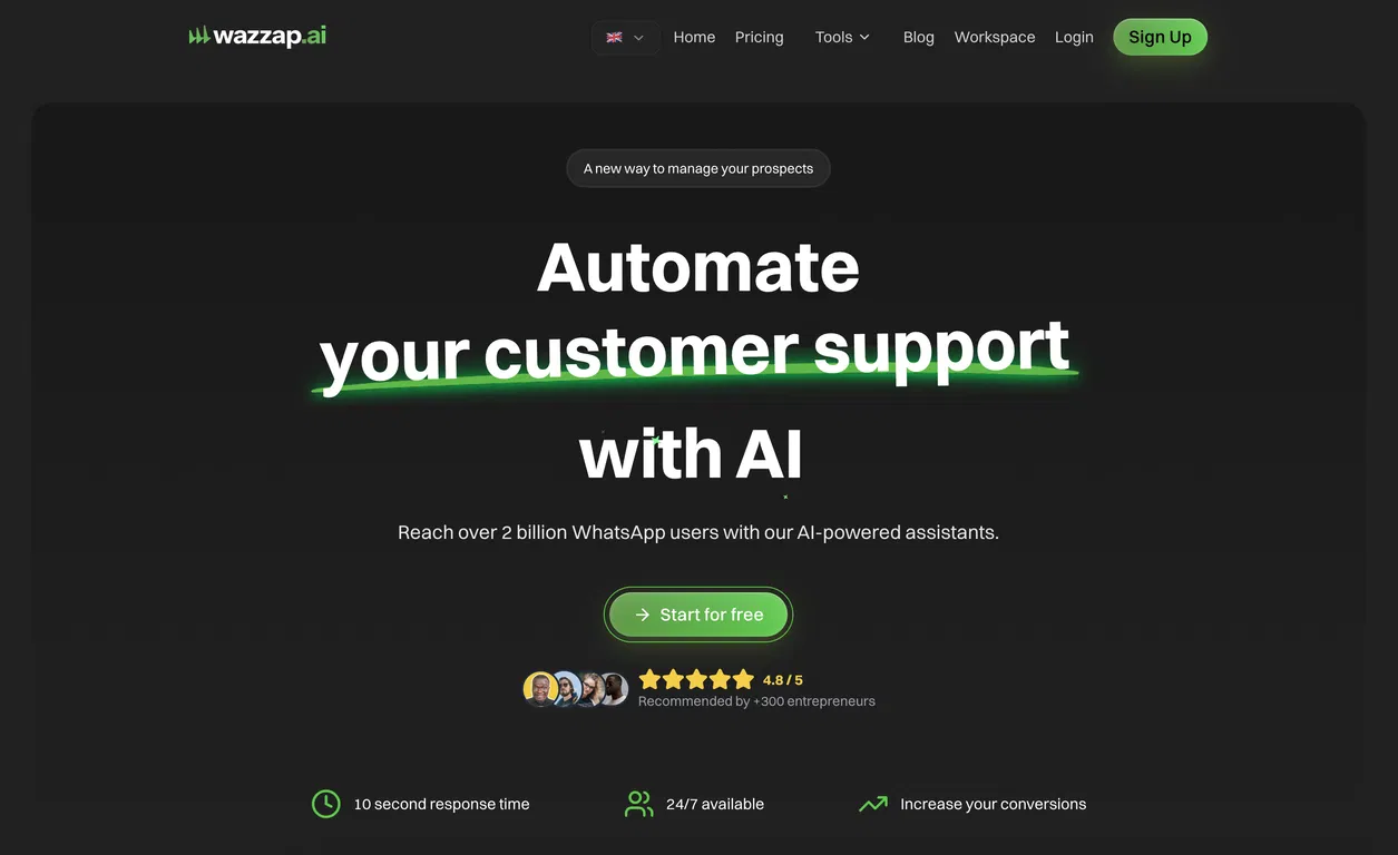 Wazzap AI screenshot
