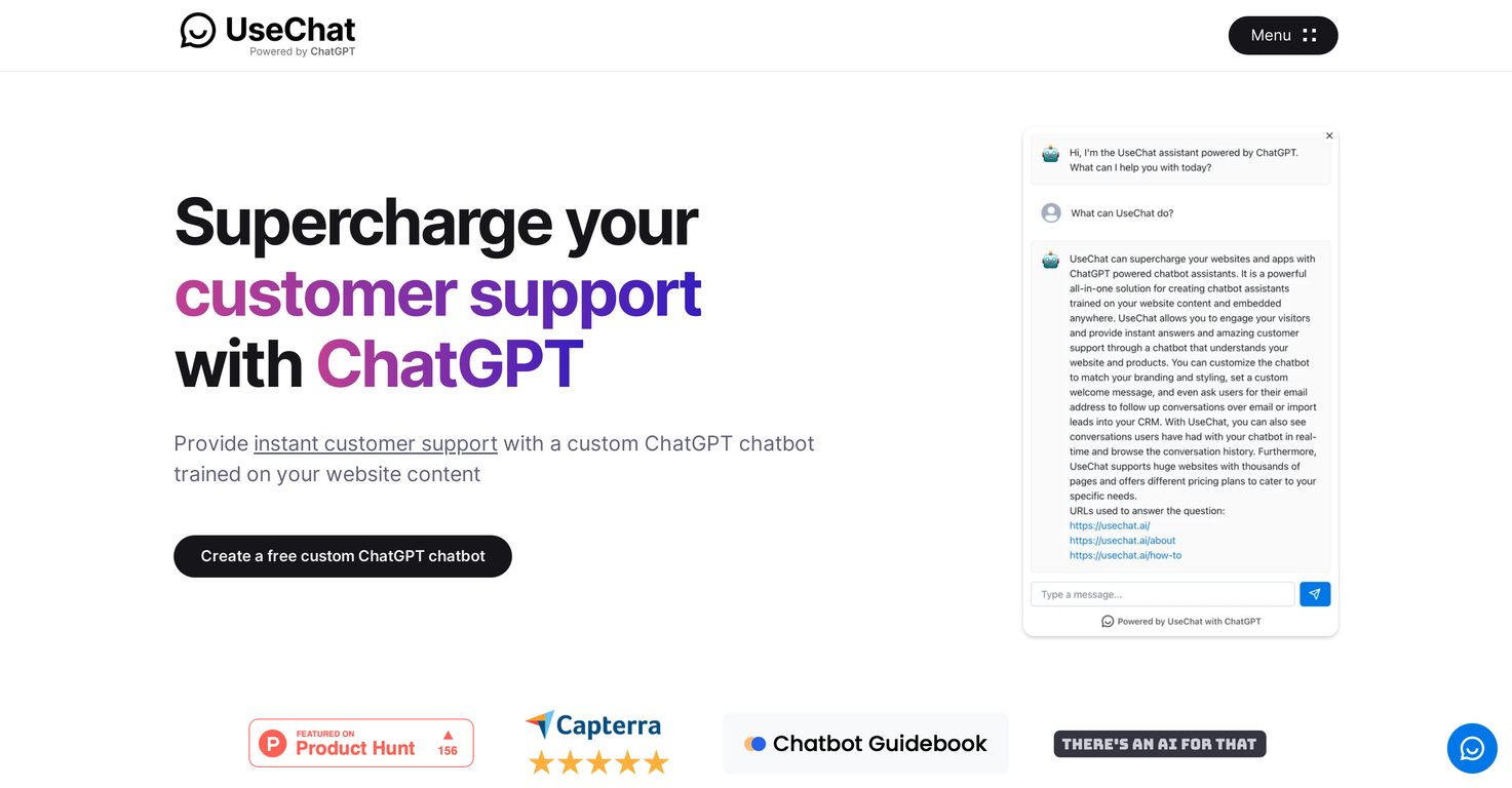 UseChat screenshot