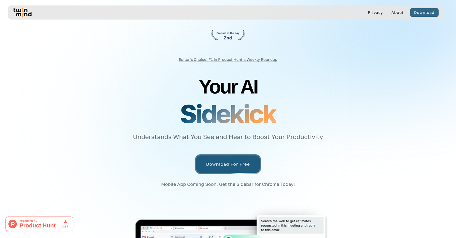 TwinMind screenshot