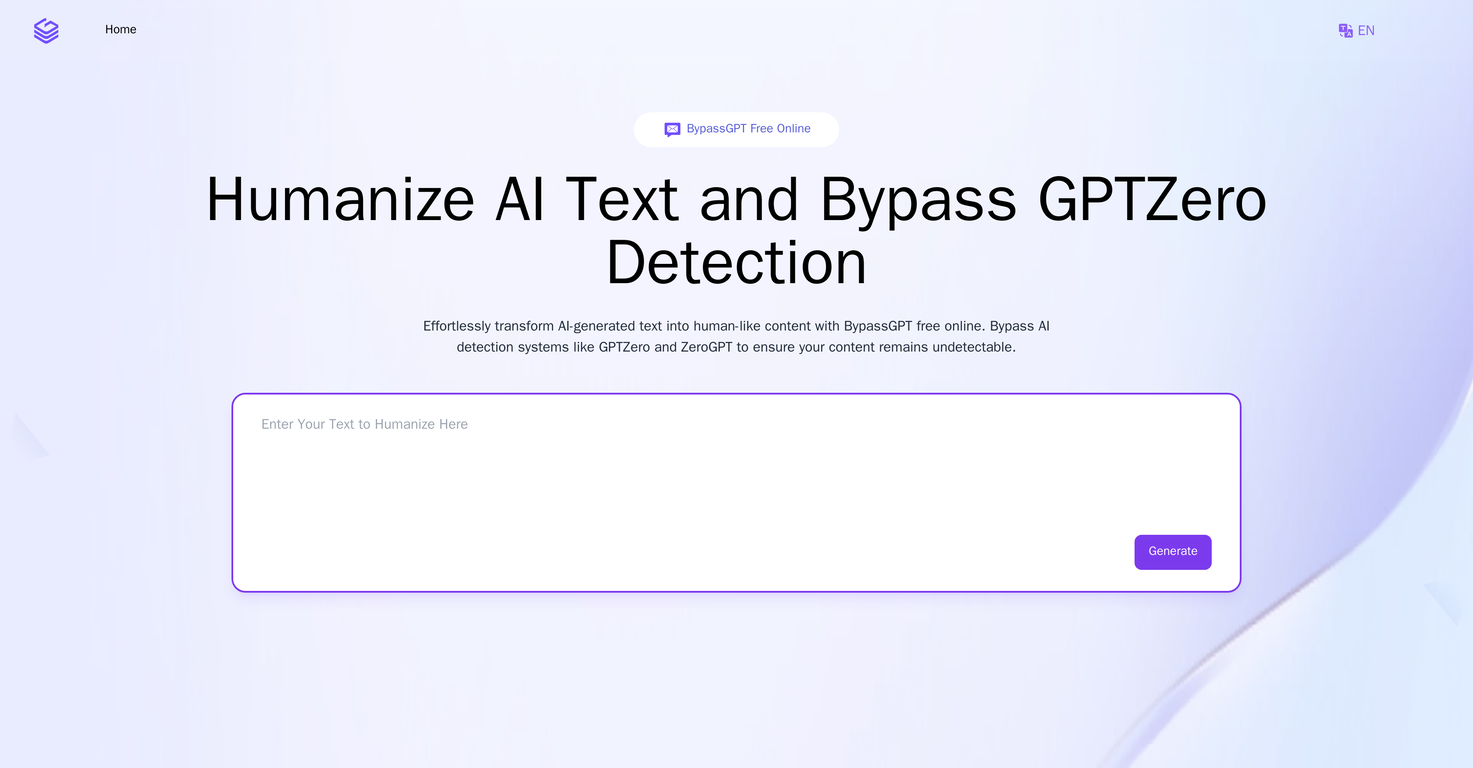 BypassGPT.co screenshot