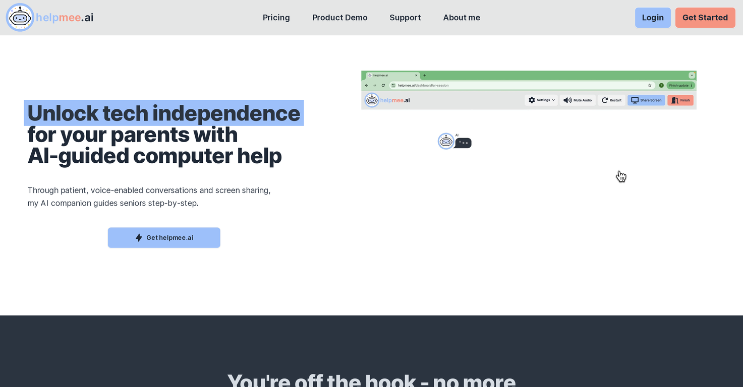 Helpmee screenshot