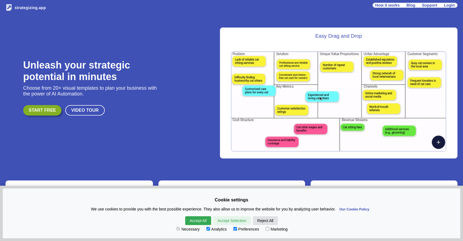 Strategizing App screenshot